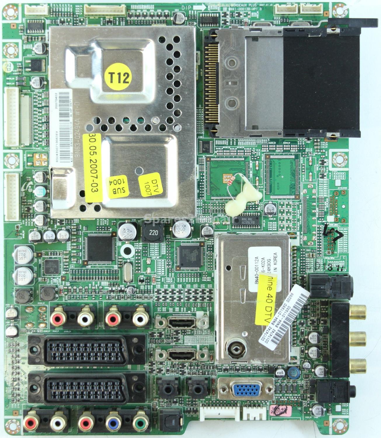 Samsung LE40S86BD - Main AV - BN94-01193D - BN94-01261B - BN41-00813B-MP1.0 - BORDEAUX PLUS