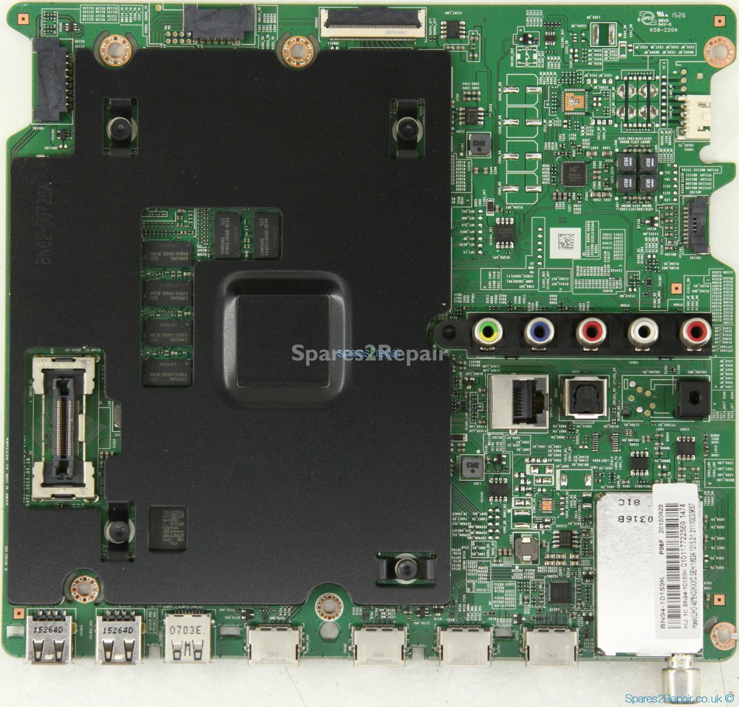 Samsung UE48JU6400 - Main AV - BN94-10159K - BN41-02344D - HAWK_M_UHD_6K_RETIMER