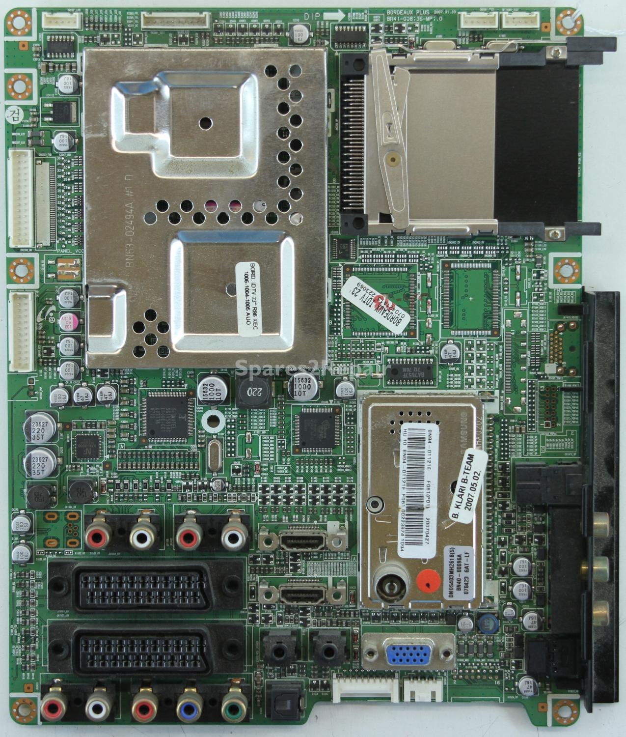 Samsung LE23R88BD - Main AV - BN94-01121E - BN41-00813B - MP1.0 - BORDEAUX PLUS