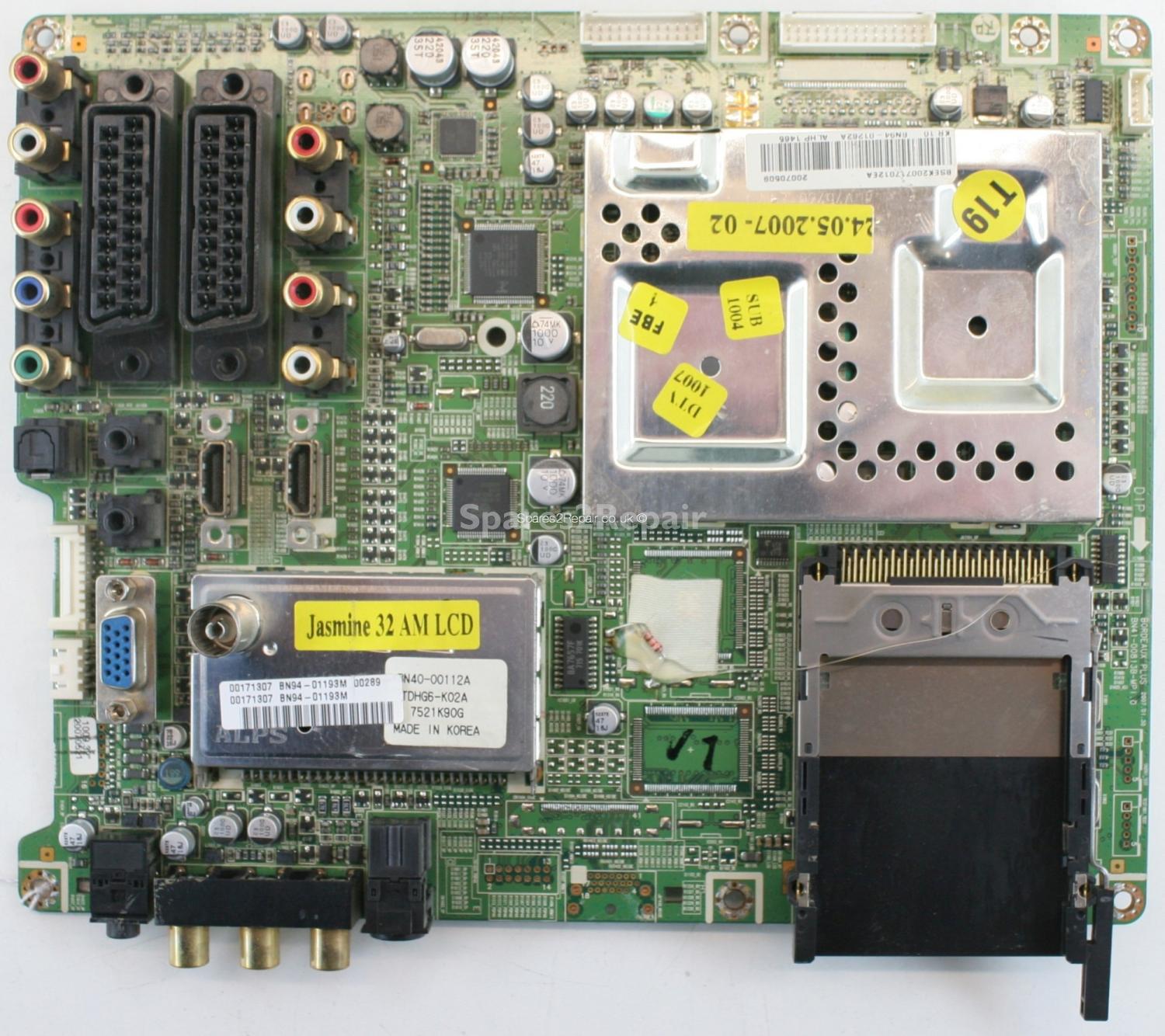 Samsung LE32S86BD - Main AV - BN94-01193M - BN41-00813B - MP1.0 - BORDEAUX PLUS