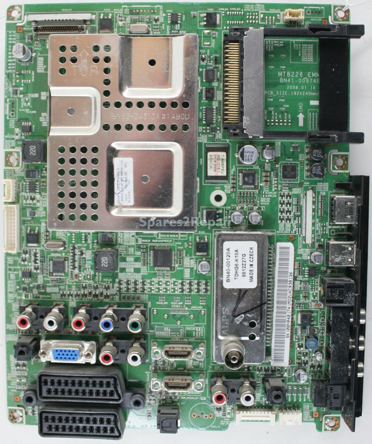 Samsung LE40A616A3F - Main AV - BN94-01741M - BN41-00974B - MT8226_EMMA