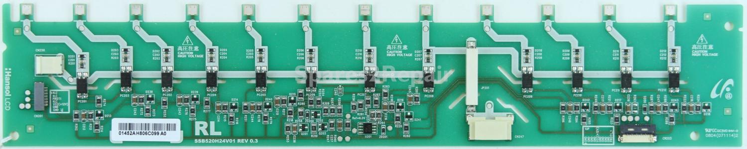 Samsung LE52A557P2F - Inverter - RL - SSB520H24V01 REV 0.3 - LJ97-01452A