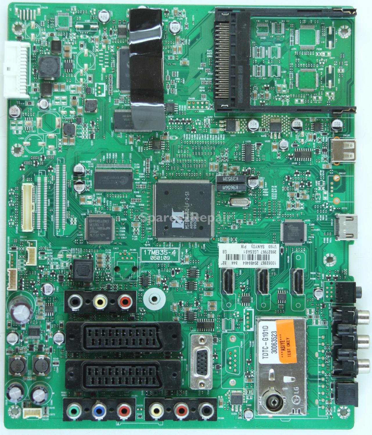 Sanyo CE32FD90-B - Main AV - 20459464 - 17MB35-4 - 060109