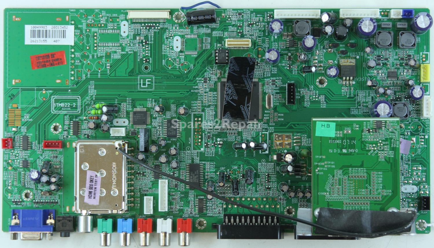 Sanyo CE26LD81-B - Main AV - 17MB22-2 - 021106 - 20313452 - 17DB22Z-1 - 201206 - 20310307