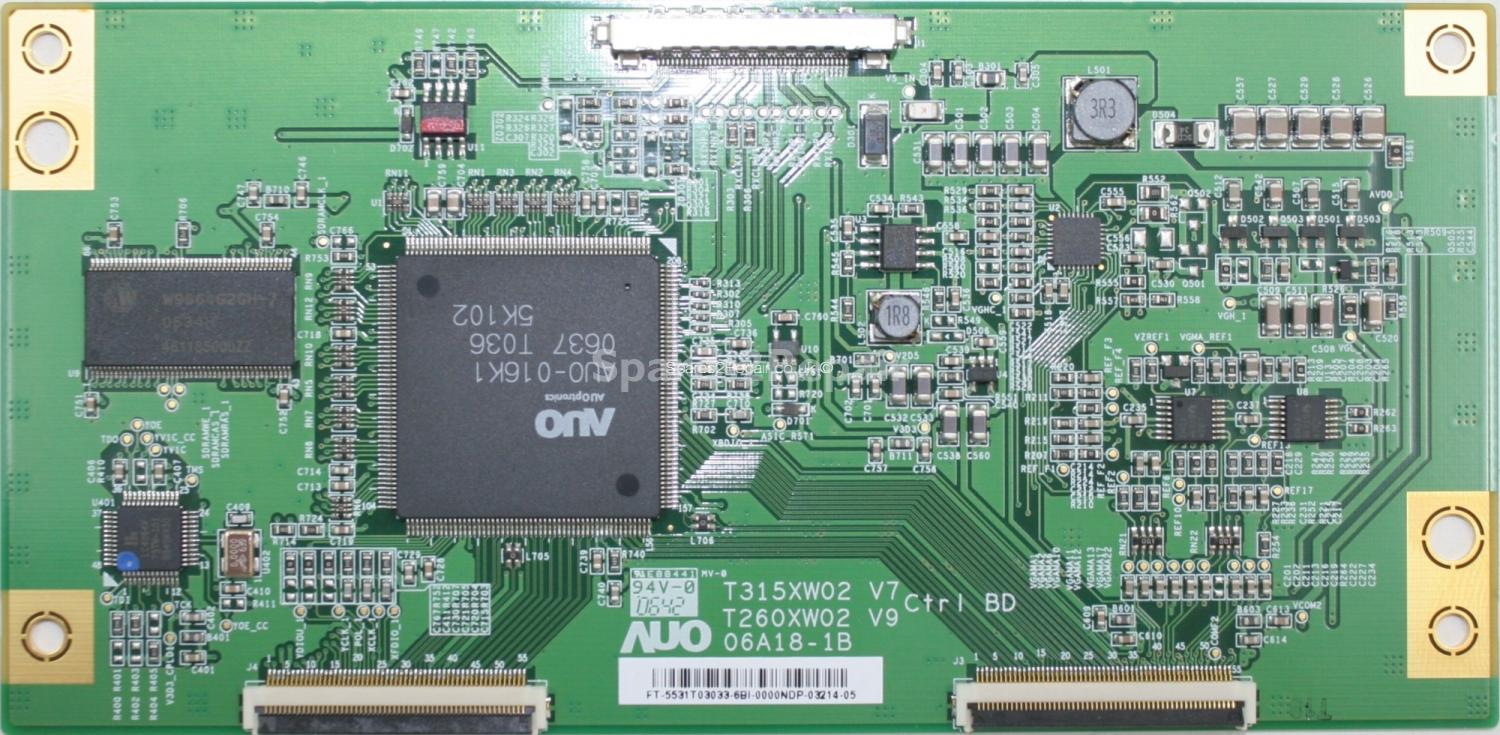 Sony KDL-32S2510 - LVDS - 55.31T03.033 - 06A18-1B - T315XW02 V7 - T260XW02 V9