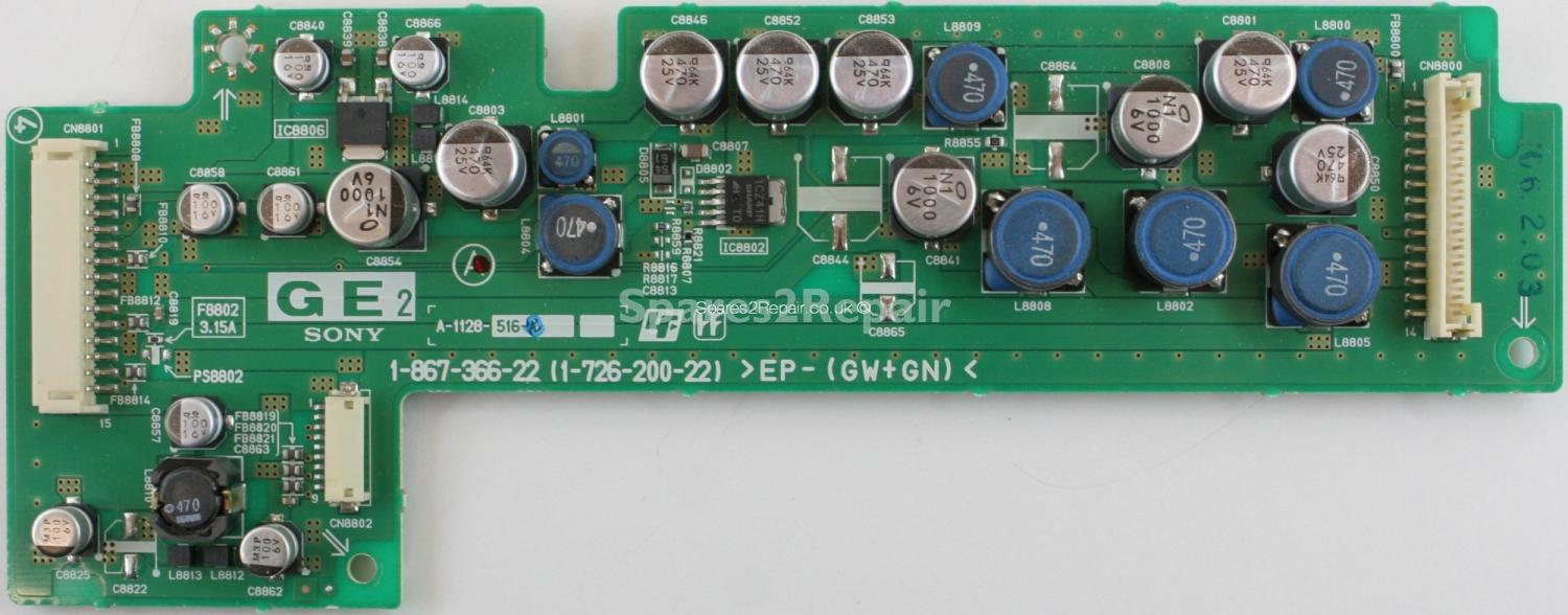 Sony KDL-S32A12U - Board - 1-867-366-22 - 1-726-200-22 - A-1128-516-B