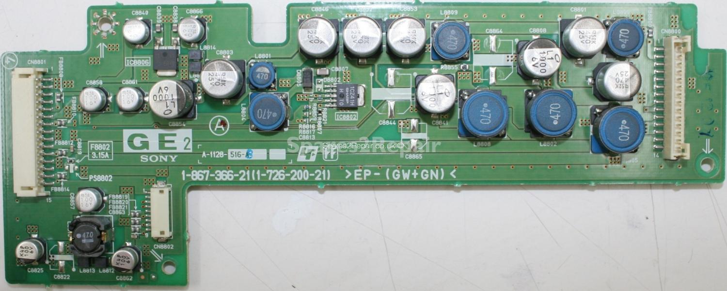 Sony KDL-S32A12U - GE2 Board - 1-867-366-21 - 1-726-200-21 - A-1128-516-B