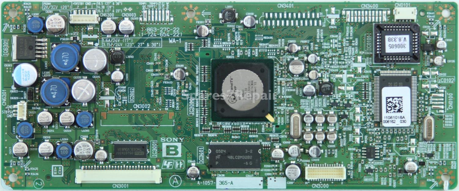 Sony KLV-27HR3 - B Board - 1-863-279-22 - 1-724-654-22 - A-1057-365-A
