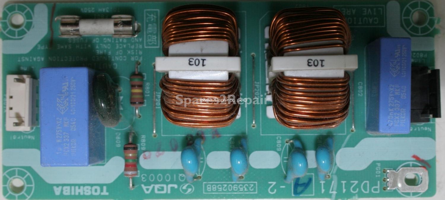 Toshiba 37WLT58 - Sub PSU - PD2181A -2 - 23590258B