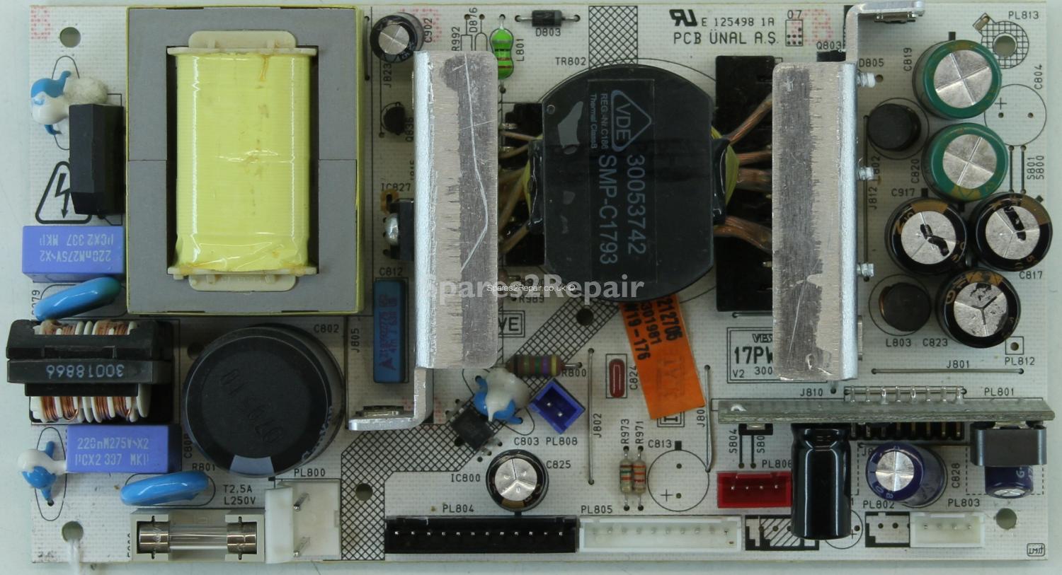 Toshiba 23W330DB - PSU - 20301981 - 17PW19-4 V2 - 300407