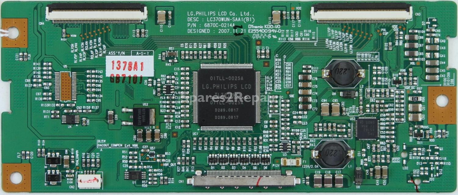 Wharfedale LTF37K1CB - T-Con - 6871L-1378A - 6870C-0214A - LC370WUN-SAA1(B1)
